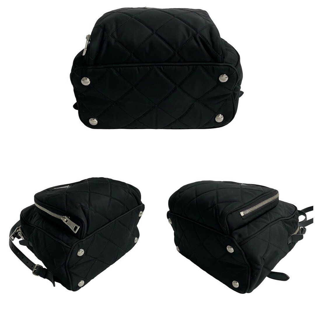 PRADA - 極 美品 PRADA プラダ 三角ロゴ 金具 キルティング PRADA - 極 美品 PRADA プラダ 三角ロゴ 金具 キルティング