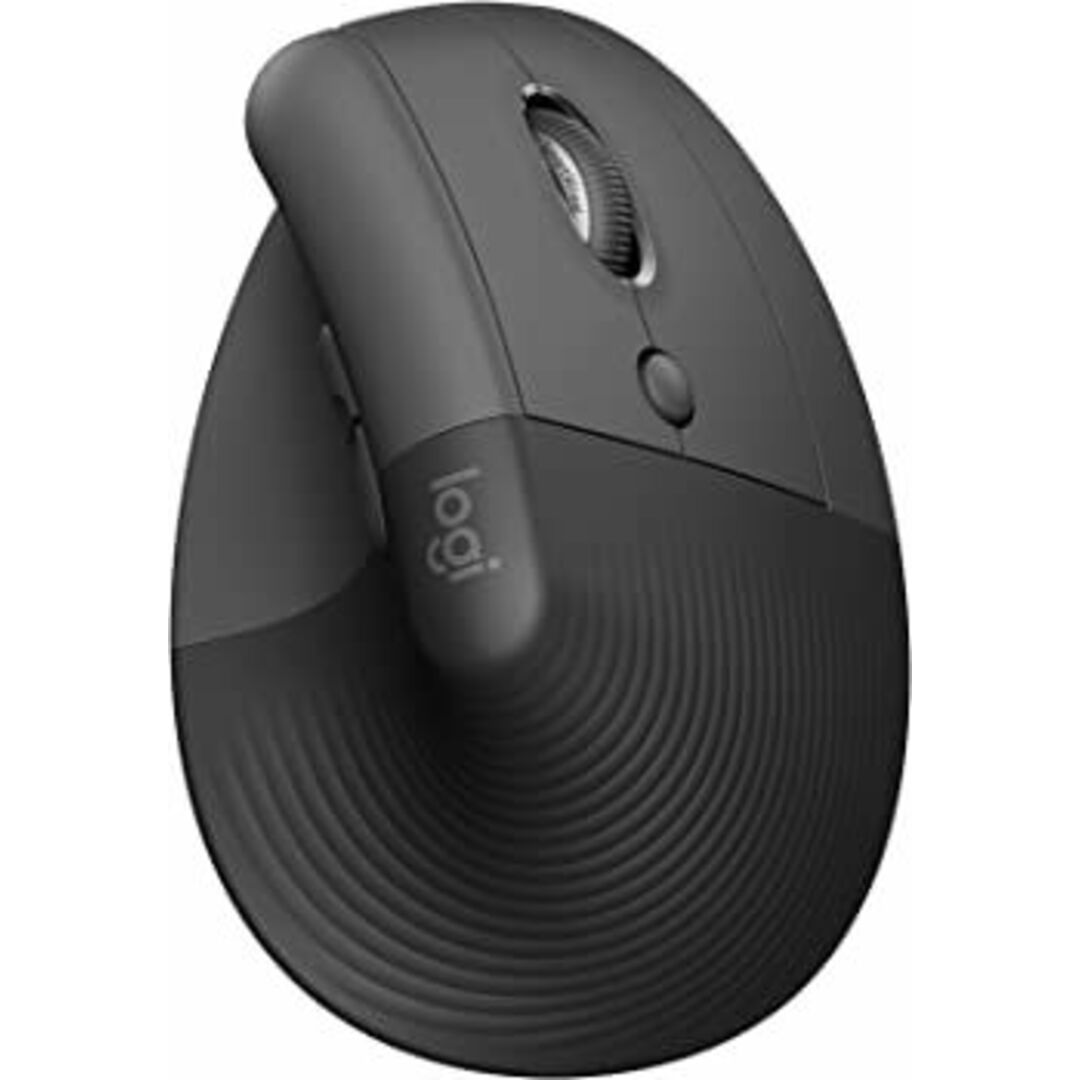ロジクール ワイヤレス 縦型 静音 エルゴノミック マウス LIFT M800GR Logi Bolt Bluetooth Unifying非対応 smartwheel ワイヤレスマウス 無線 w スマホ/家電/カメラのPC/タブレット(PC周辺機器)の商品写真