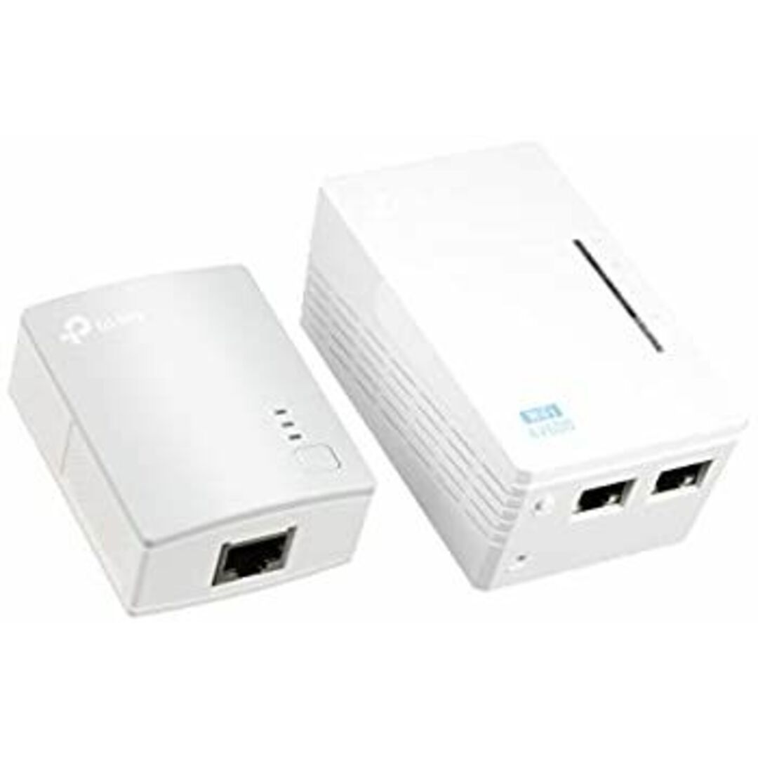 TP-Link WiFi 中継機 PLCアダプター TL-WPA4220 KIT 11n 300Mbps 無線LAN 有線LAN コンセント 2台 キット 総務省指定