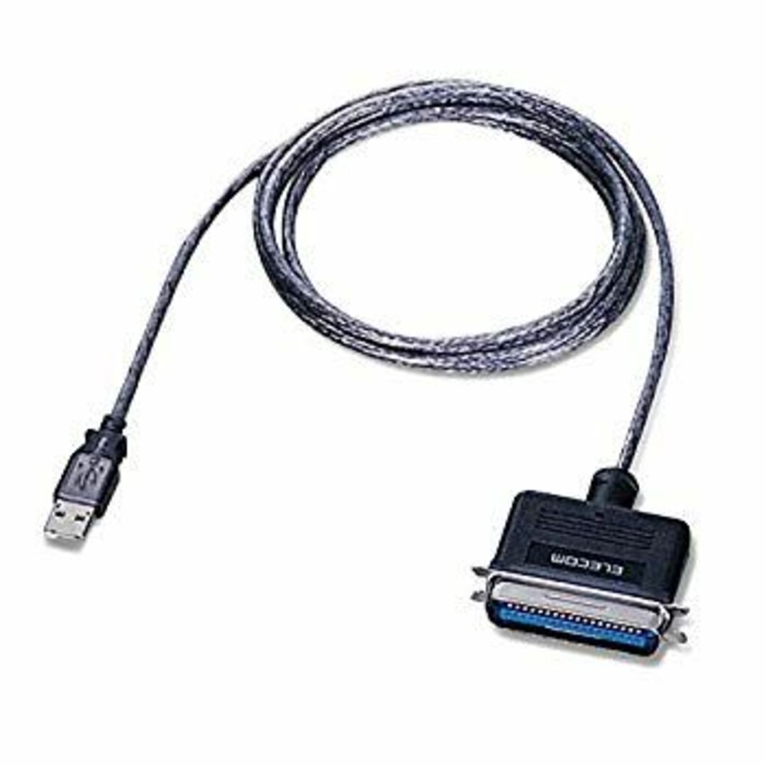 ELECOM USB to パラレルプリンタケーブル 1.8m グラファイトUC-PGT cm3dmju スマホ/家電/カメラのPC/タブレット(その他)の商品写真