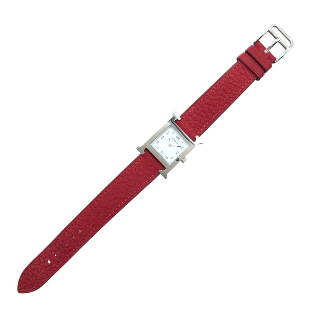 HERMES - エルメス HERMES Hウォッチ HH1210 レッド ステンレス HERMES - エルメス HERMES Hウォッチ HH1210 レッド ステンレス
