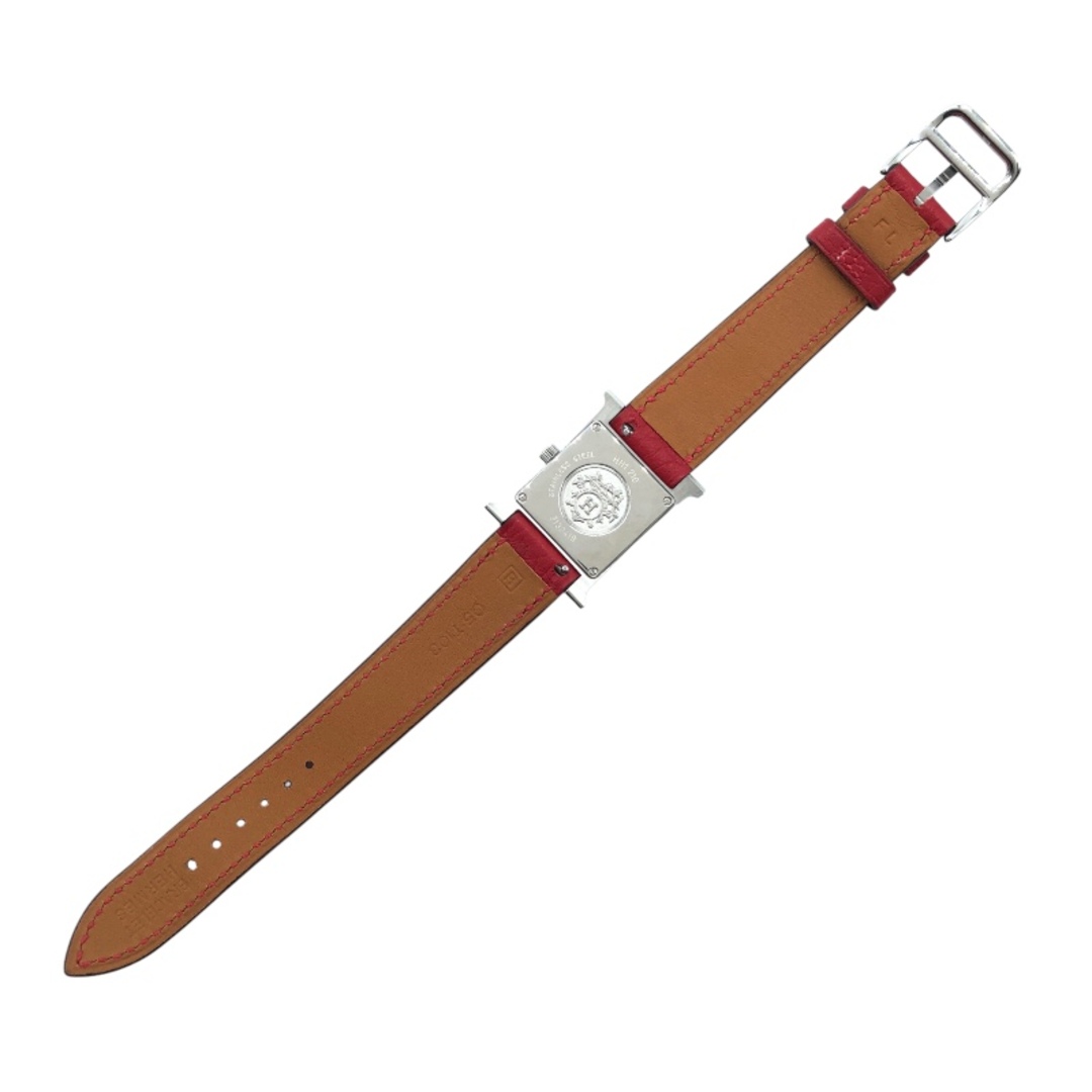HERMES - エルメス HERMES Hウォッチ HH1210 レッド ステンレス HERMES - エルメス HERMES Hウォッチ HH1210 レッド ステンレス