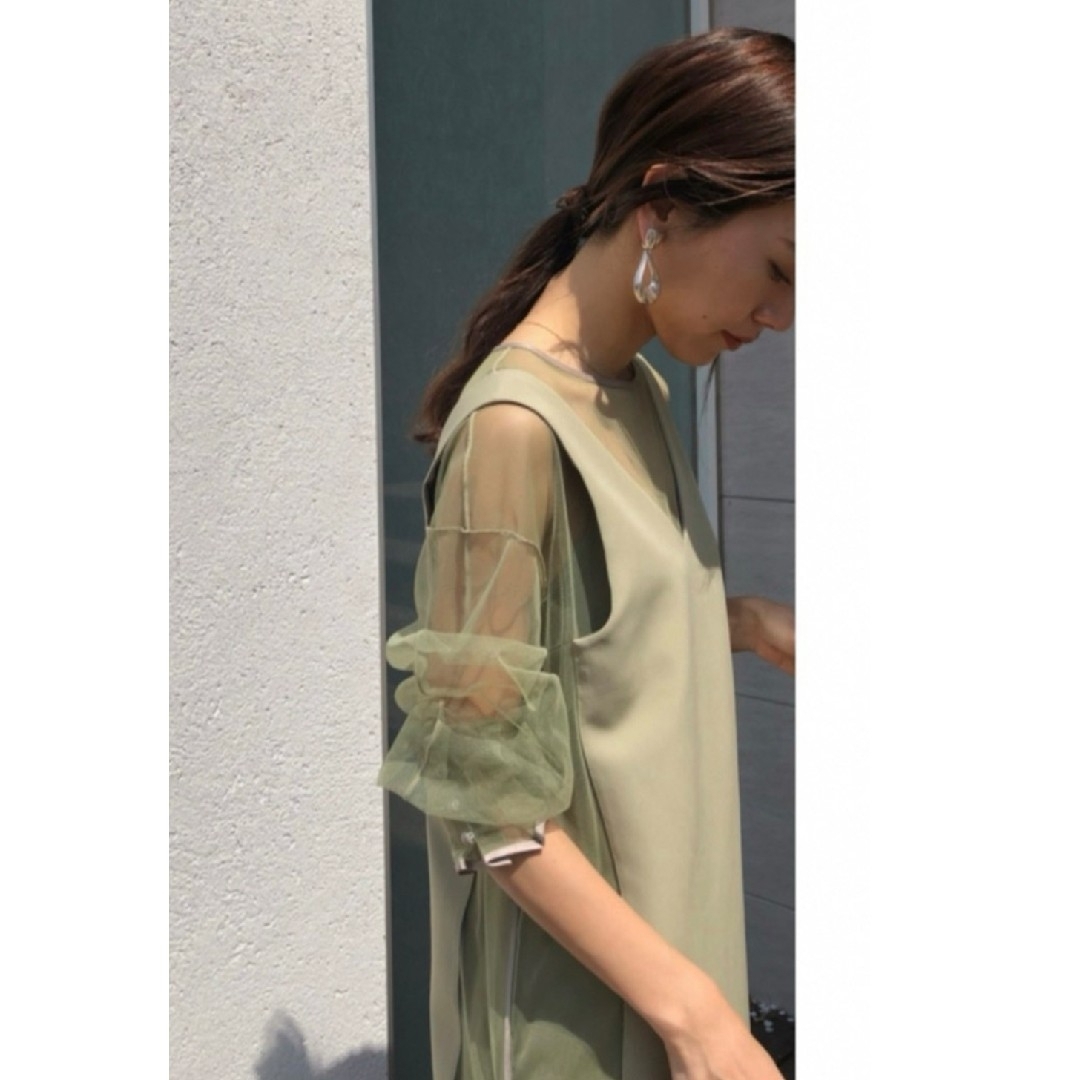 Ameri VINTAGE - ameri vintage tulle docking dresの通販 by Ameri VINTAGE - ameri vintage tulle docking dresの通販 by