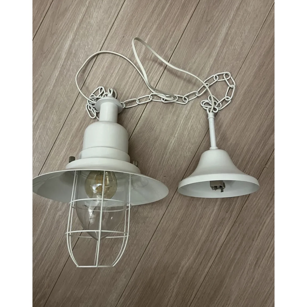 IKEA - 激レアIKEA イケアホワイト メタル製 ペンダントライト IKEA - 激レアIKEA イケアホワイト メタル製 ペンダントライト