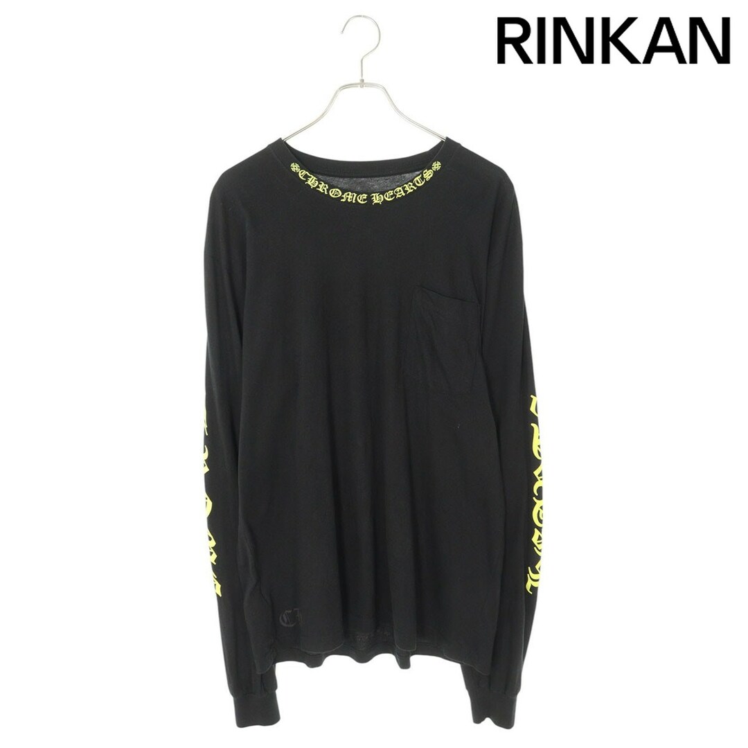 Chrome Hearts - クロムハーツ CH L/S /1 ネックロゴ長袖 Chrome Hearts - クロムハーツ CH L/S /1 ネックロゴ長袖