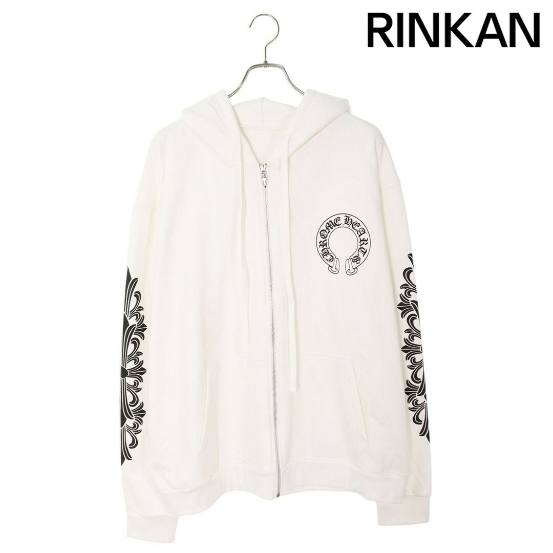 Chrome Hearts - クロムハーツ SWTSHRT HD ZIP 袖フローラル Chrome Hearts - クロムハーツ SWTSHRT HD ZIP 袖フローラル