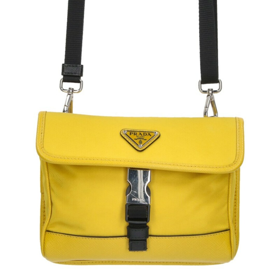 PRADA - プラダ 2ZH108 三角ロゴプレート付きナイロンショルダー PRADA - プラダ 2ZH108 三角ロゴプレート付きナイロンショルダー