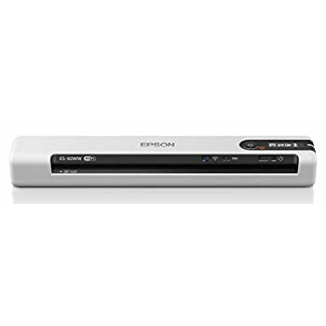 エプソン スキャナー ES-60WW (モバイル/A4/USB対応/Wi-Fi対応/ホワイト) スマホ/家電/カメラのPC/タブレット(PC周辺機器)の商品写真