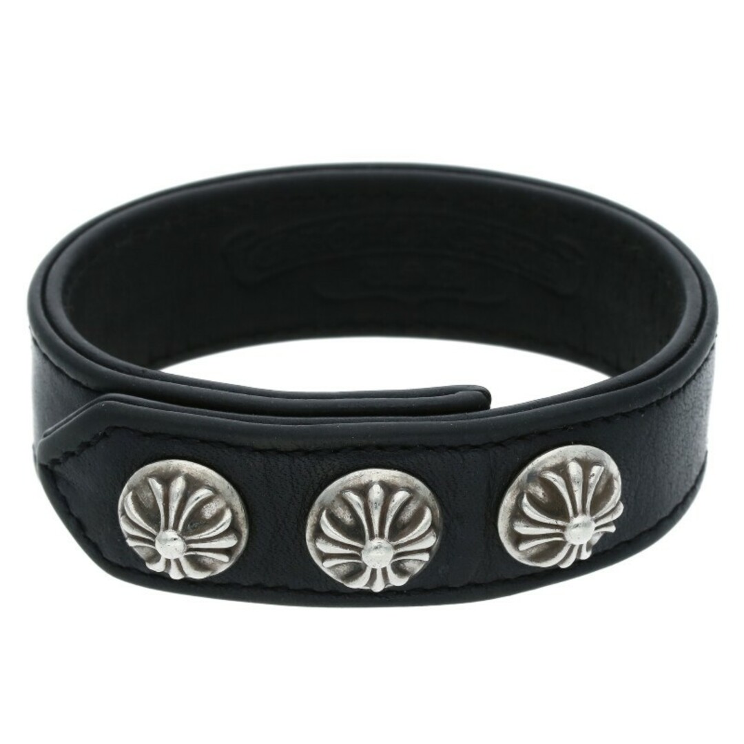 【冬バーゲン★特別送料無料!】 Chrome Hearts - クロムハーツ 3BTN/2SNP/クロスボール3ボタン2 ブレスレット