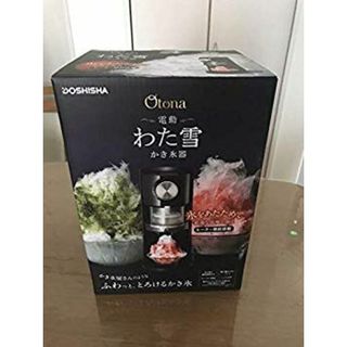 (未使用･未開封品)　ドウシシャ 電動わた雪かき氷器DOSHISHA DSHH-18 6k88evb(その他)
