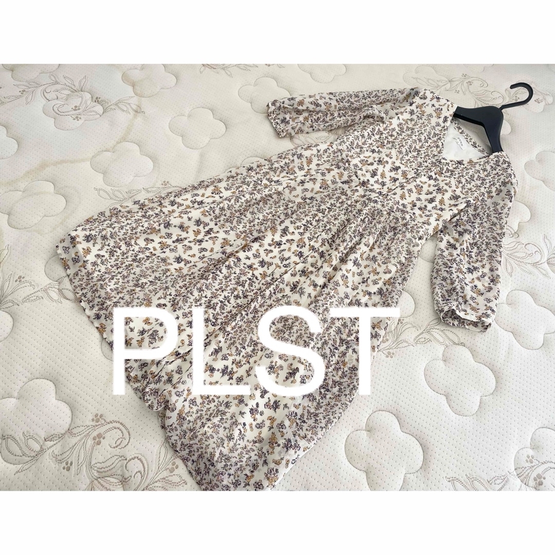 PLST - 美品PLSTプラステ花柄プリント落ち感素敵なロング PLST - 美品PLSTプラステ花柄プリント落ち感素敵なロング