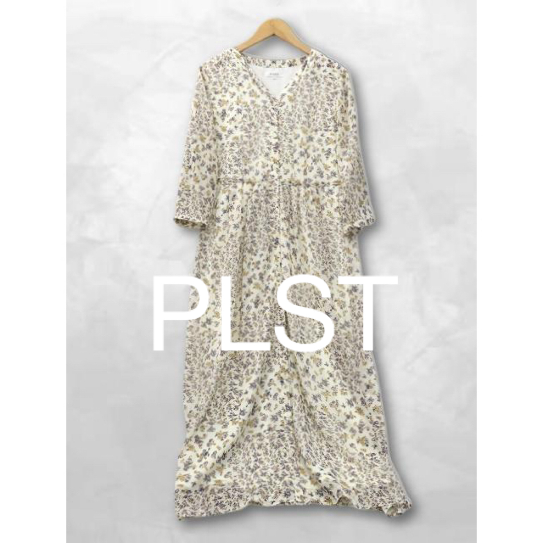 PLST - 美品PLSTプラステ花柄プリント落ち感素敵なロング PLST - 美品PLSTプラステ花柄プリント落ち感素敵なロング