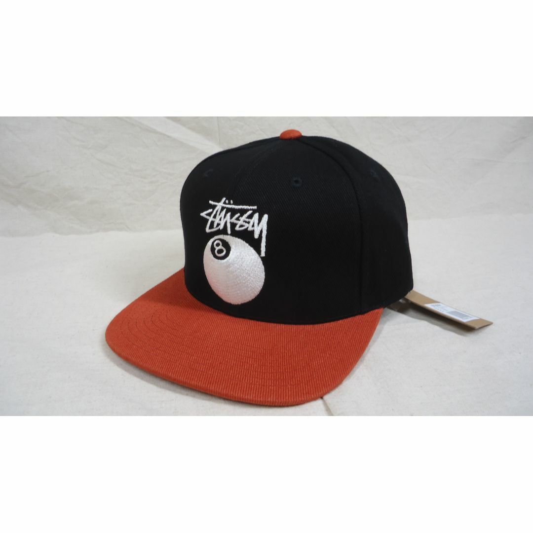 STUSSY - Stussy ステューシー TWILL STOCK 8 BALL CAP 黒の通販 STUSSY - Stussy ステューシー TWILL STOCK 8 BALL CAP 黒の通販