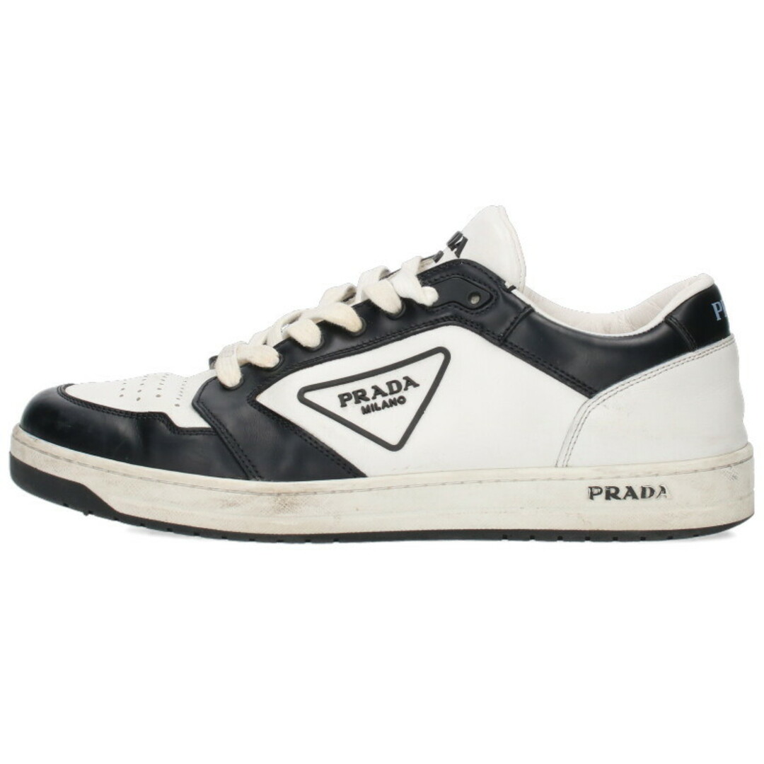 PRADA - プラダ 2EE363 トライアングルロゴレザーローカット PRADA - プラダ 2EE363 トライアングルロゴレザーローカット