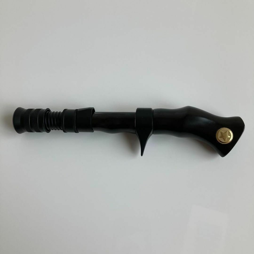 新品】ロッドビルディング ウッドガングリップ 天然木/ブラック 新品】ロッドビルディング ウッドガングリップ 天然木/ブラック