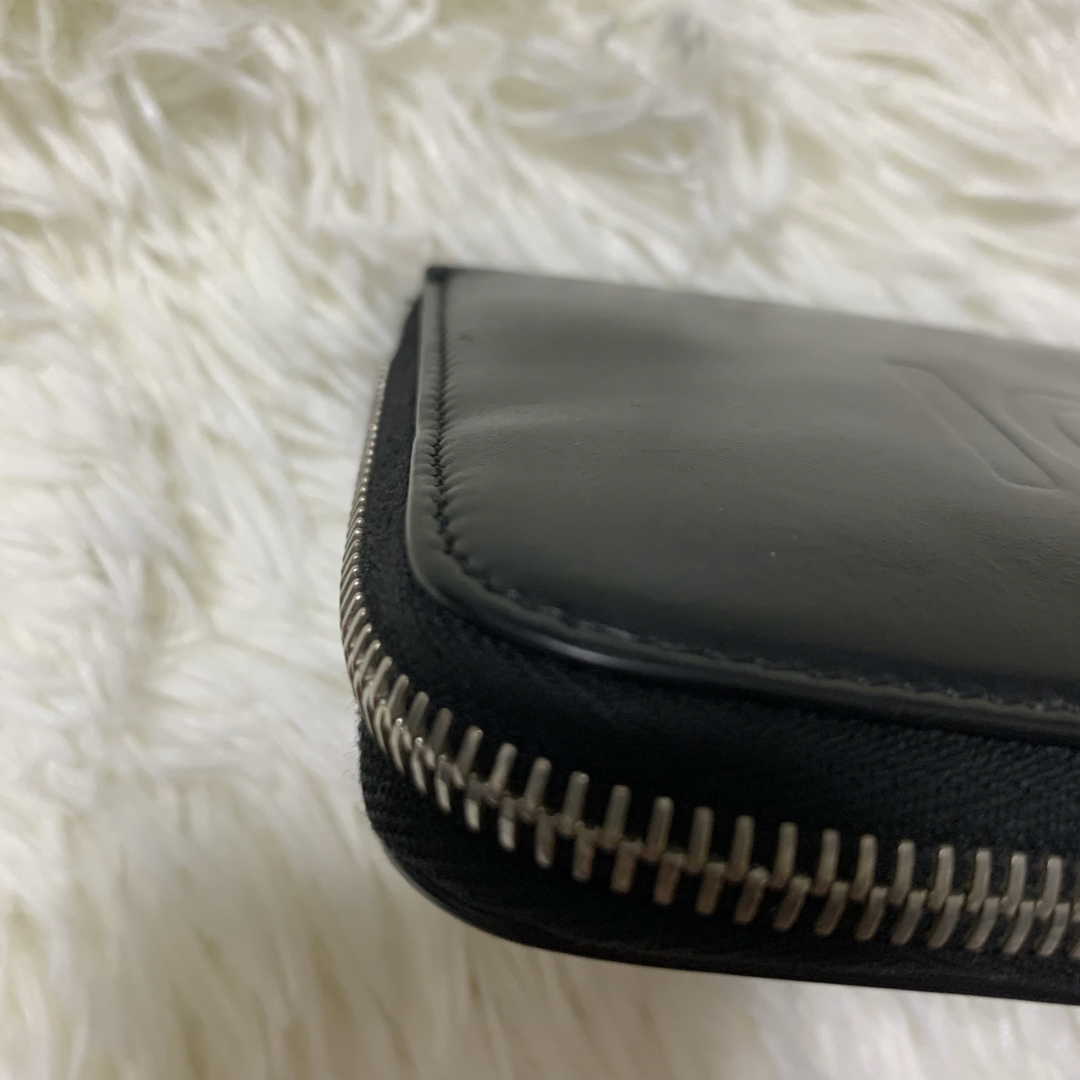 FENDI - FENDI ROMA フェンディ 長財布 ロゴ型押し ビックロゴ FENDI - FENDI ROMA フェンディ 長財布 ロゴ型押し ビックロゴ
