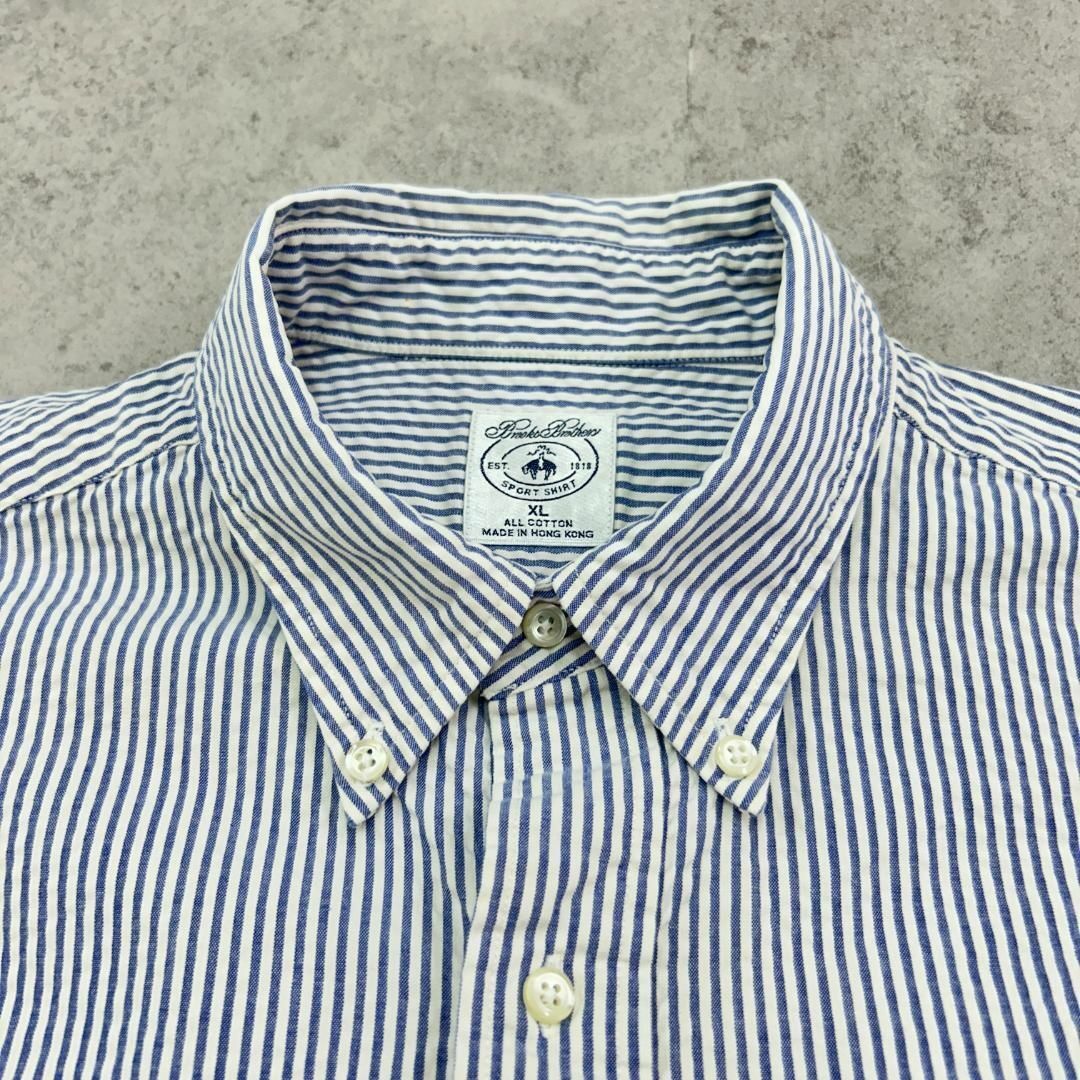Brooks Brothers - ブルックスブラザーズ 半袖ストライプシャツ Brooks Brothers - ブルックスブラザーズ 半袖ストライプシャツ