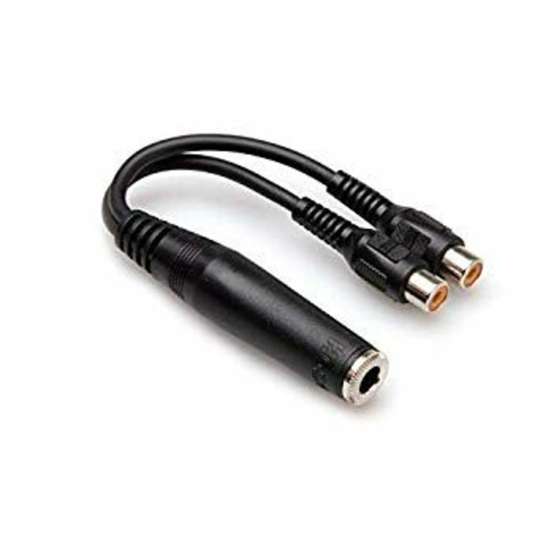 Hosa YRA-115 モノラルフォンメス-RCAメス×2 Yケーブル p706p5g 楽器のレコーディング/PA機器(ケーブル)の商品写真