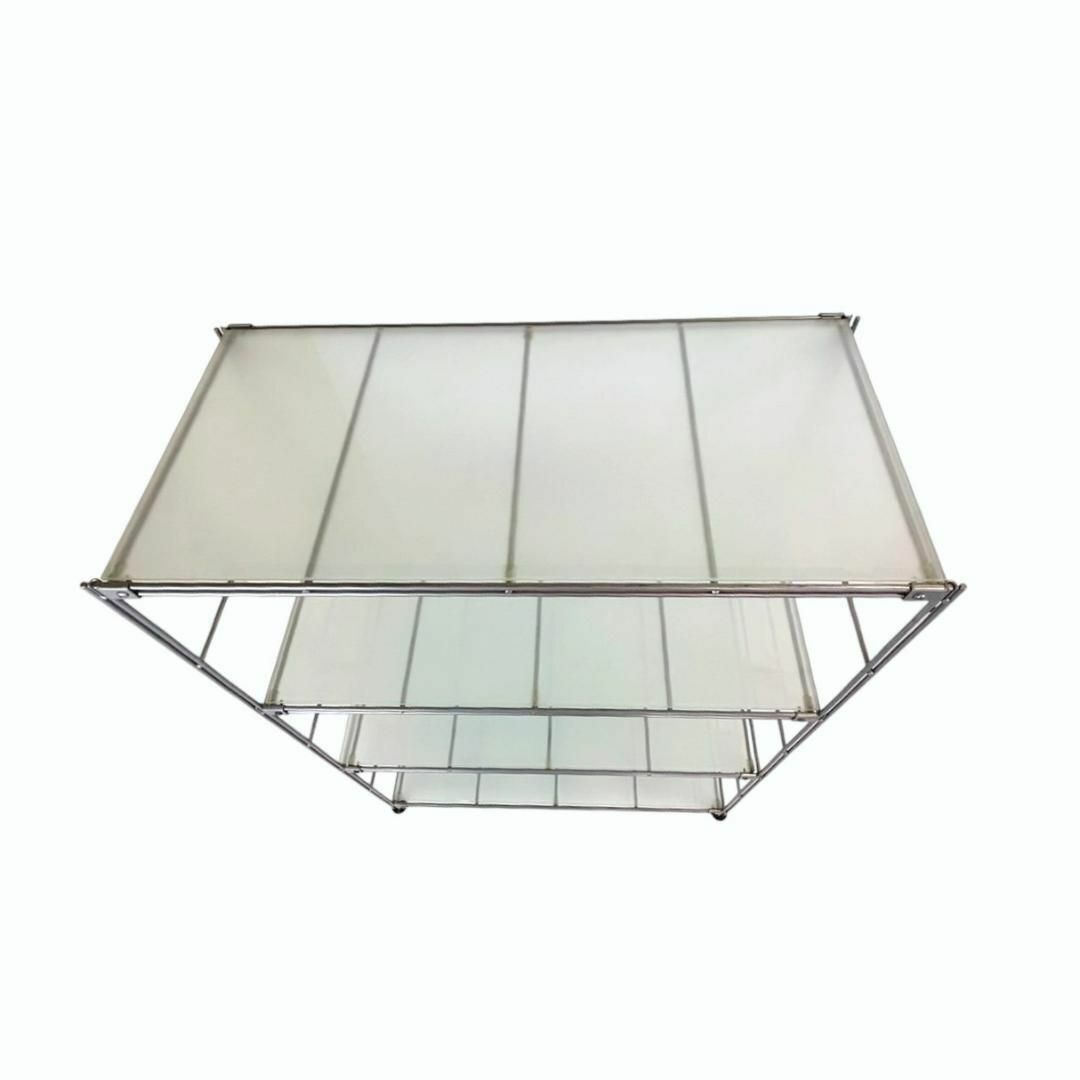 MUJI (無印良品) - 無印良品 ユニットシェルフ ガラス 4段 MUJI (無印良品) - 無印良品 ユニットシェルフ ガラス 4段