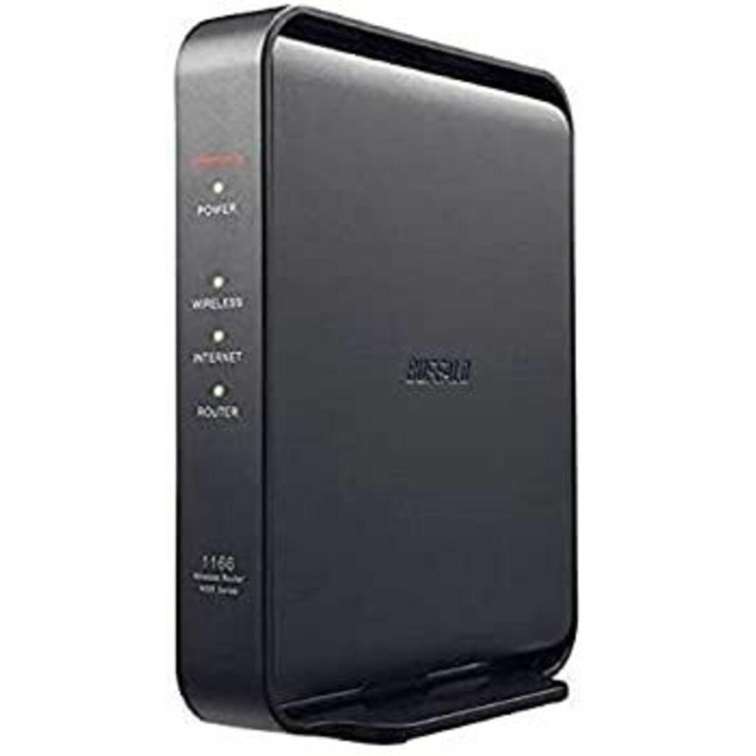 バッファロー WiFi 無線LAN ルーター WSR-1166DHPL2/N 11ac ac1200 866+300Mbps IPv6対応 デュアルバンド 3LDK 2階建向け 簡易パッケージ テレワ スマホ/家電/カメラのPC/タブレット(PC周辺機器)の商品写真