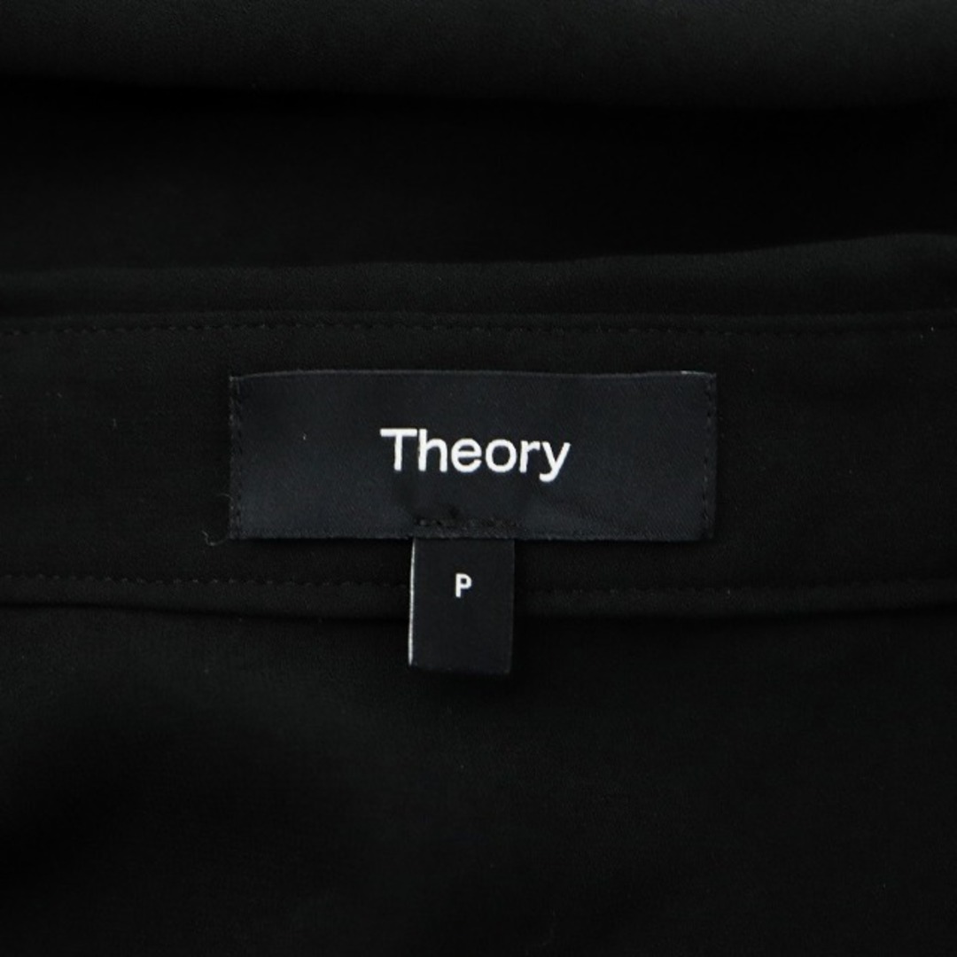 Theory - セオリー シャツ ブラウス ノースリーブ P 黒 ブラック Theory - セオリー シャツ ブラウス ノースリーブ P 黒 ブラック