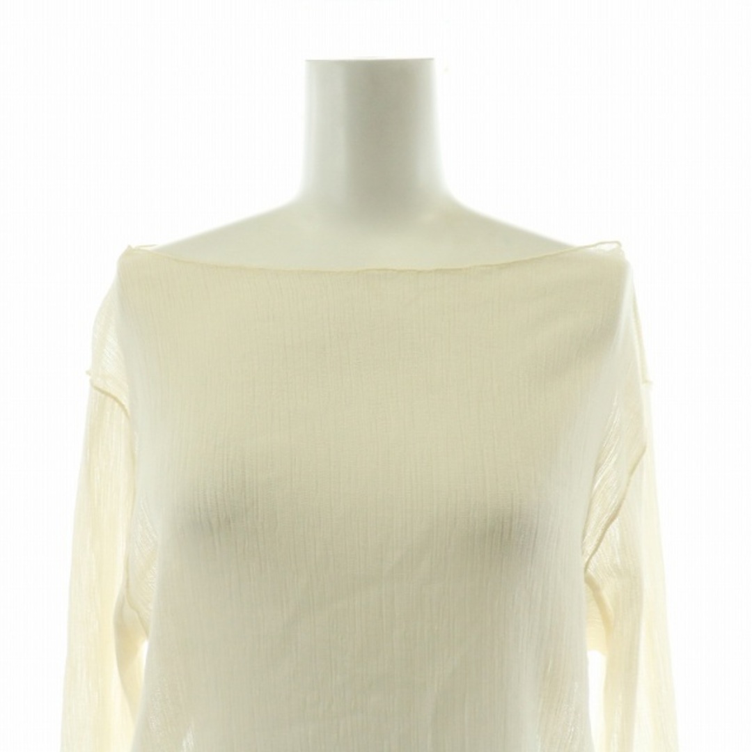 Noble - ノーブル シアークレープジャージロングTシャツ 長袖 F Noble - ノーブル シアークレープジャージロングTシャツ 長袖 F
