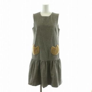 franche lippee - フランシュリッペ ワンピース ひざ丈 千鳥格子 franche lippee - フランシュリッペ ワンピース ひざ丈 千鳥格子