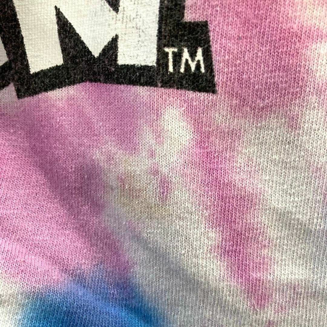 トムとジェリー　タイダイ染めプリントTシャツ　サイズL アメリカ古着キャラクター メンズのトップス(Tシャツ/カットソー(半袖/袖なし))の商品写真
