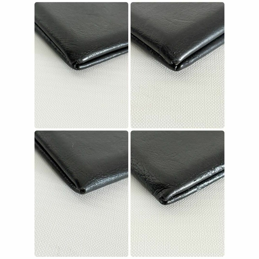 HERMES - 『エルメス』カルヴィ ノワール 黒 シェーブル カード HERMES - 『エルメス』カルヴィ ノワール 黒 シェーブル カード