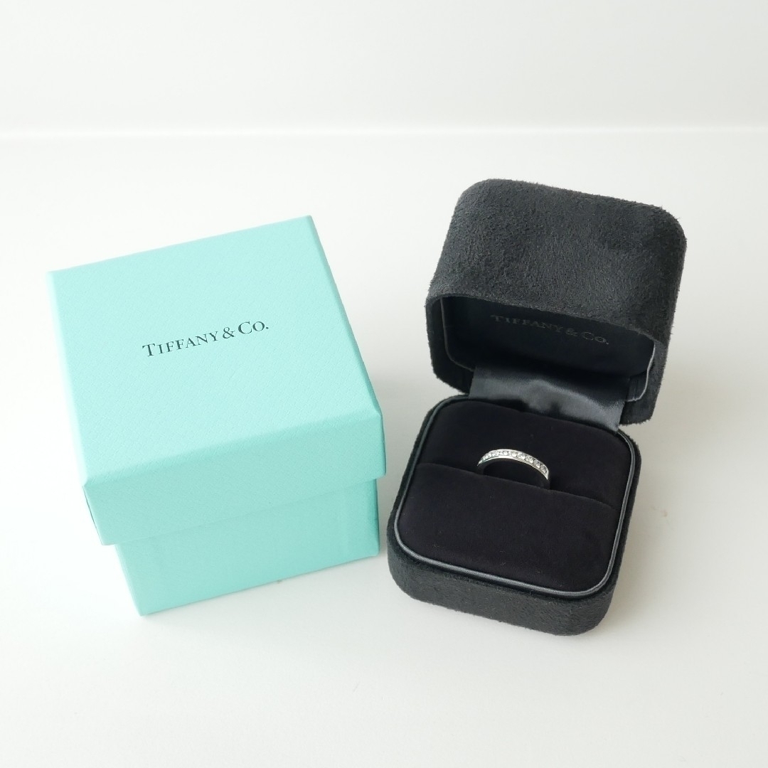 Tiffany & Co. - 美品【ティファニー】ダイヤモンド ハーフ Tiffany & Co. - 美品【ティファニー】ダイヤモンド ハーフ