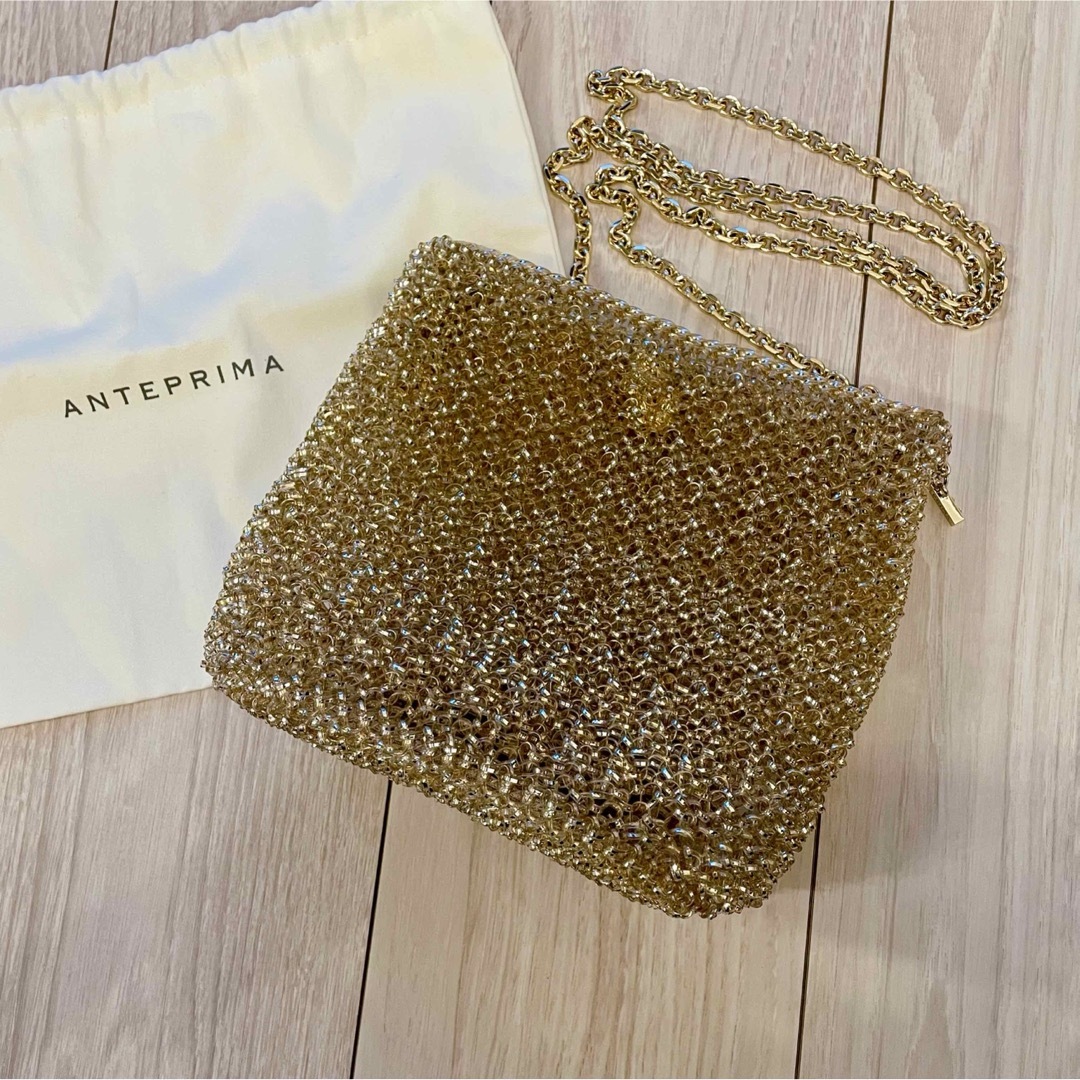 ANTEPRIMA - アンテプリマ セッキオスティローゾ ゴールド 正規 ANTEPRIMA - アンテプリマ セッキオスティローゾ ゴールド 正規