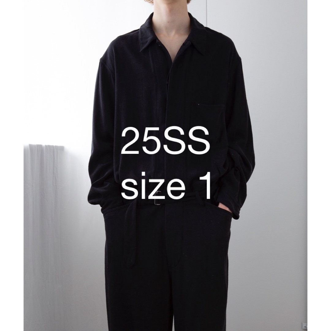 COMOLI - comoli COMOLI シルクネップオールインワン 25ss size COMOLI - comoli COMOLI シルクネップオールインワン 25ss size