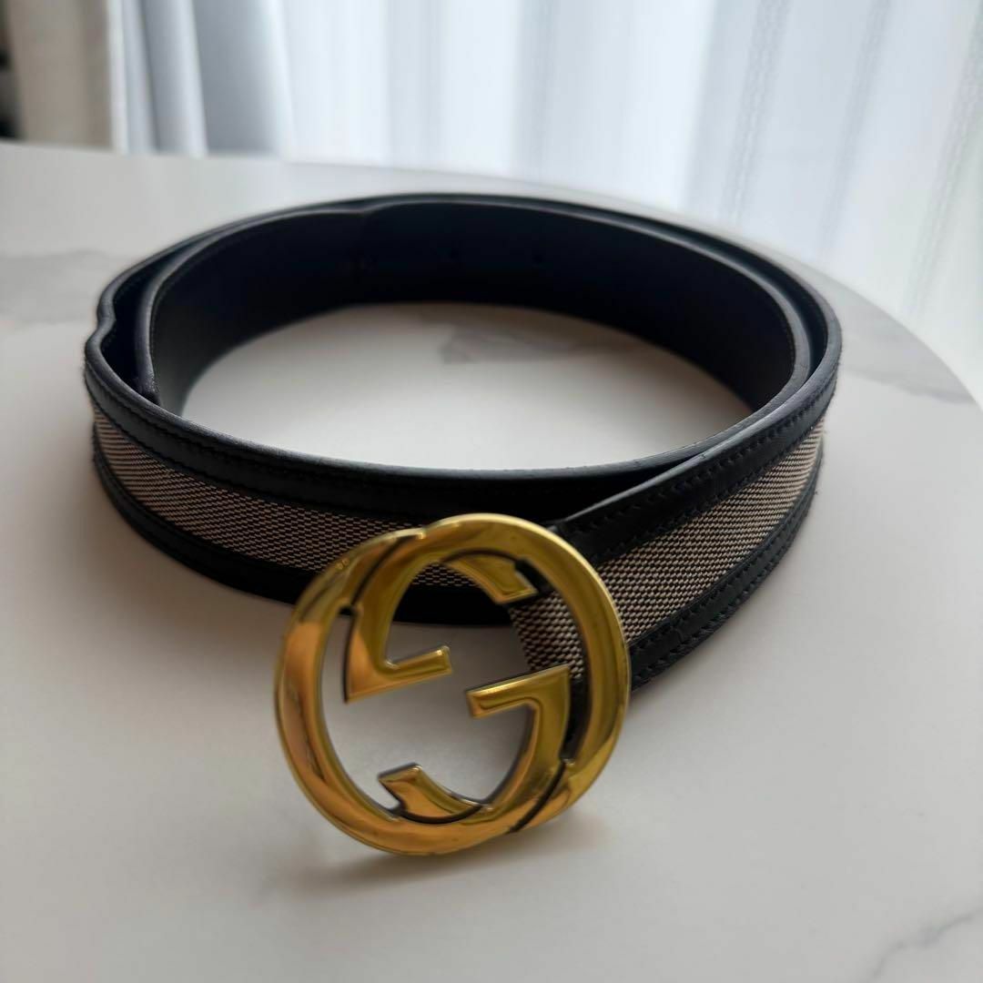 GUCCI - 【1点限り】GUCCI グッチ インターロッキング レザー GUCCI - 【1点限り】GUCCI グッチ インターロッキング レザー