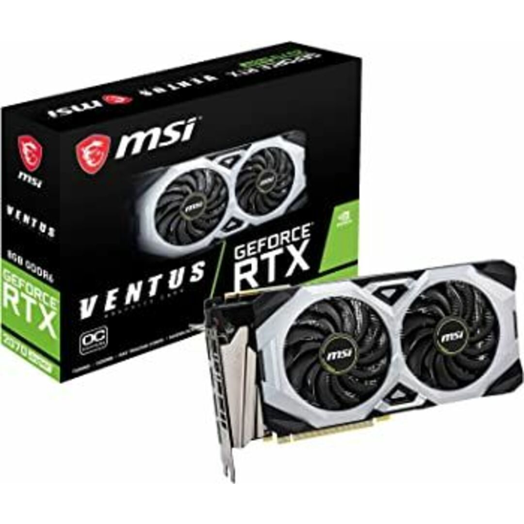 MSI GeForce RTX 2070 SUPER VENTUS OC グラフィックスボード VD7017 スマホ/家電/カメラのPC/タブレット(PCパーツ)の商品写真