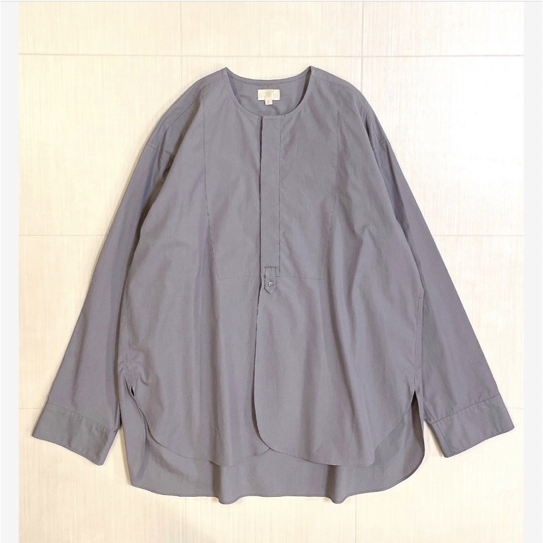 Drawer - 美品✨ Drawer ドゥロワー コットンブザム ノーカラー Drawer - 美品✨ Drawer ドゥロワー コットンブザム ノーカラー