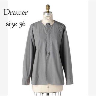 Drawer - Drawer 「コットンシルク ボウタイブラウス」 未使用品 Drawer - Drawer 「コットンシルク ボウタイブラウス」 未使用品