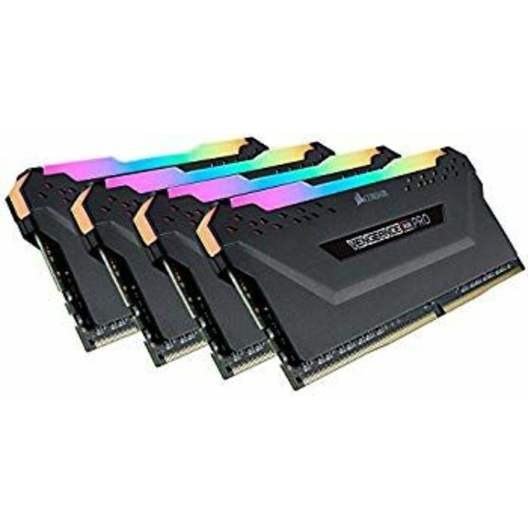 (未使用･未開封品)　CORSAIR DDR4-4000MHz デスクトップPC用 メモリモジュール VENGEANCE RGB PRO シリーズ 32GB [8GB×4枚] CMW32GX4M4K4000C19 bt0tq1u