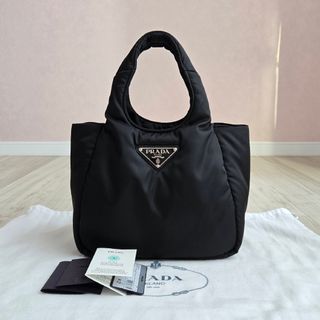 PRADA - 未使用に近い✨プラダ トートバッグ レザー ダーク PRADA - 未使用に近い✨プラダ トートバッグ レザー ダーク
