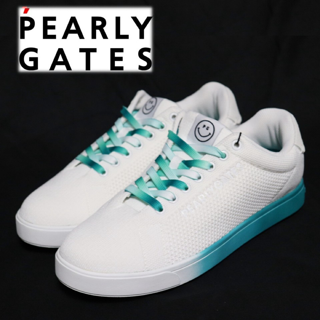 PEARLY GATES - 《パーリーゲイツ》新品 ニコちゃんロゴ PEARLY GATES - 《パーリーゲイツ》新品 ニコちゃんロゴ