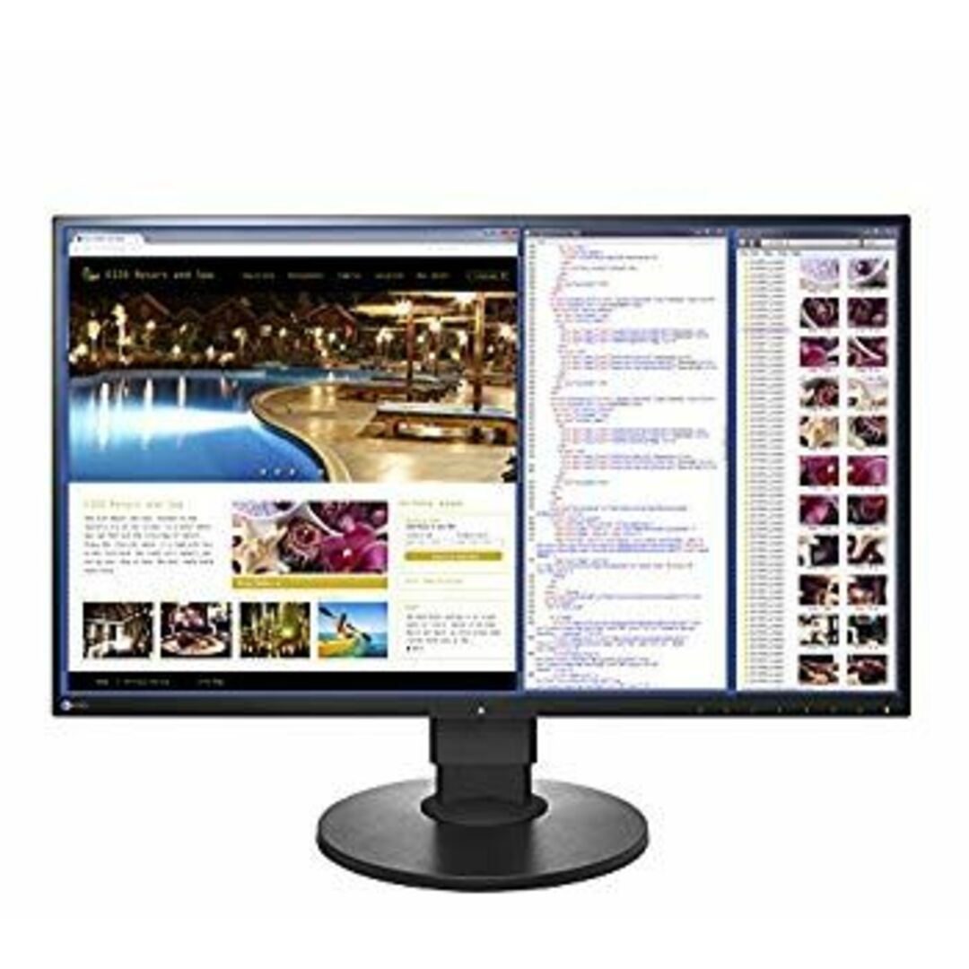 EIZO FlexScan 27.0インチ カラー液晶モニター ( 2560×1440 / IPSパネル / 5ms / ノングレア/ ブラック ) EV2750-BKR w17b8b5 スマホ/家電/カメラのPC/タブレット(ディスプレイ)の商品写真