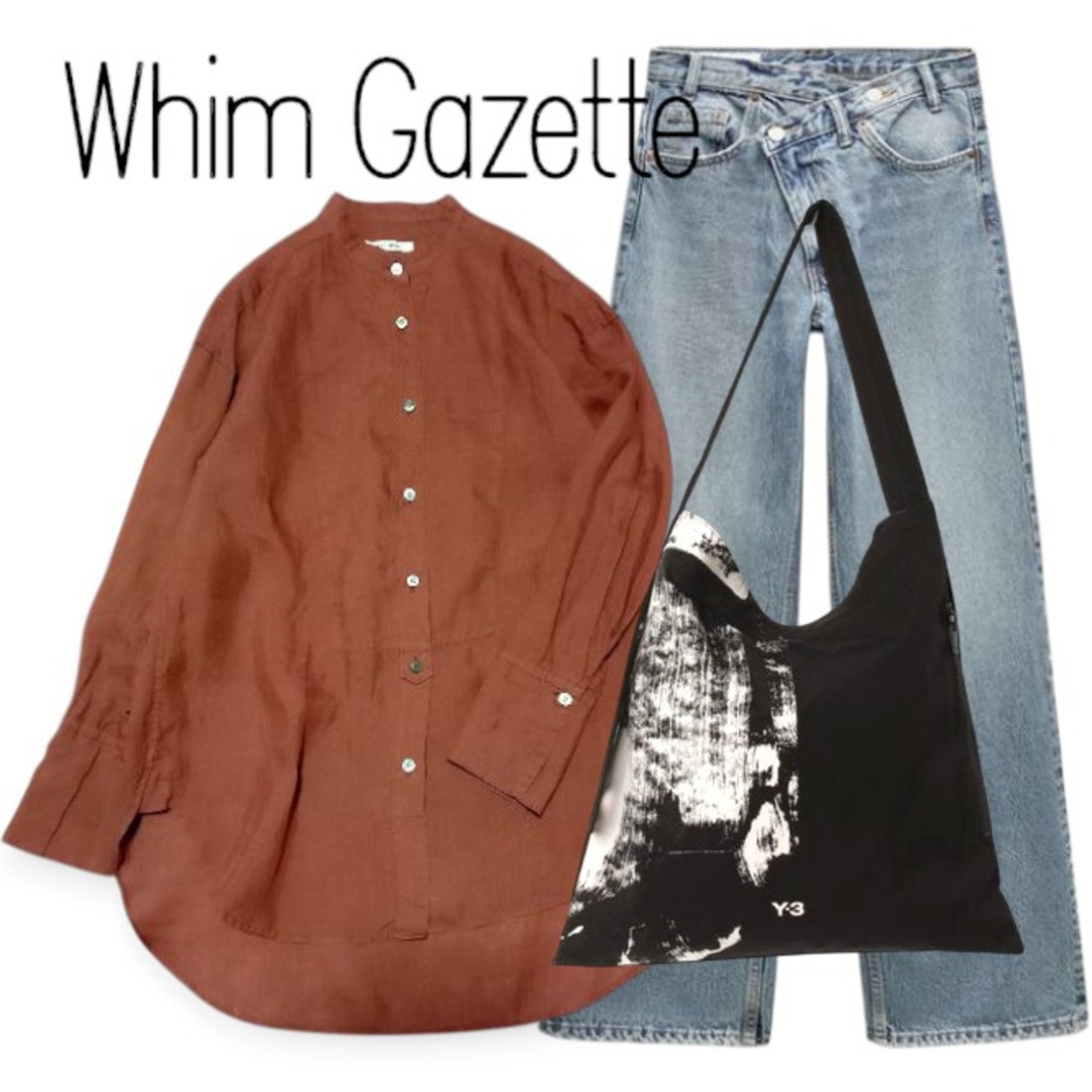 Whim Gazette - Whim gazette☘️ラミー100%ヨーク切替バンド Whim Gazette - Whim gazette☘️ラミー100%ヨーク切替バンド