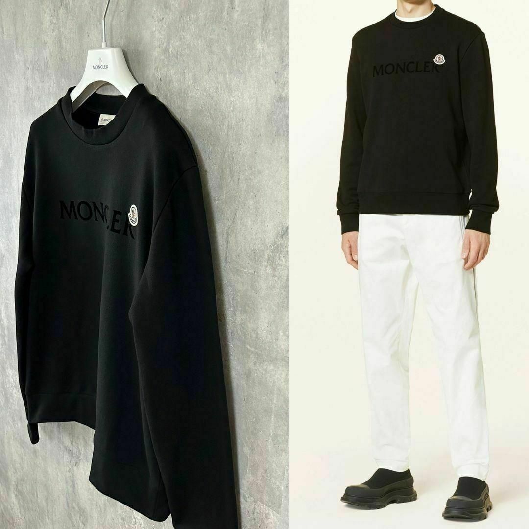 MONCLER - 未使用タグ付き☆MONCLER レタリングスウェット L MONCLER - 未使用タグ付き☆MONCLER レタリングスウェット L