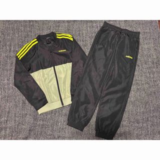 adidas - 【新品】adidas アディダス ジャージ上下 120 黒/赤の adidas - 【新品】adidas アディダス ジャージ上下 120 黒/赤の