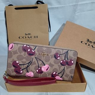 COACH OUTLET - COACH 花柄 長財布 C8695 ミスティカル COACH OUTLET - COACH 花柄 長財布 C8695 ミスティカル