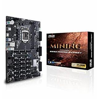 (未使用･未開封品)　Asus B250マイニングエキスパートマザーボード - ブラック wyeba8q(PCパーツ)