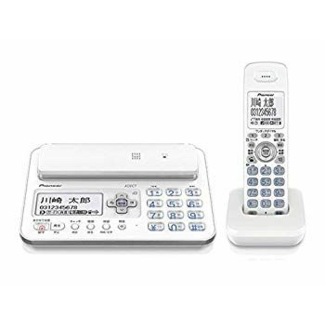 パイオニア TF-FA70W デジタルコードレス電話機 子機1台付き/迷惑電話対策 ホワイト TF-FA70W-W rdzdsi3 スマホ/家電/カメラの生活家電(その他)の商品写真