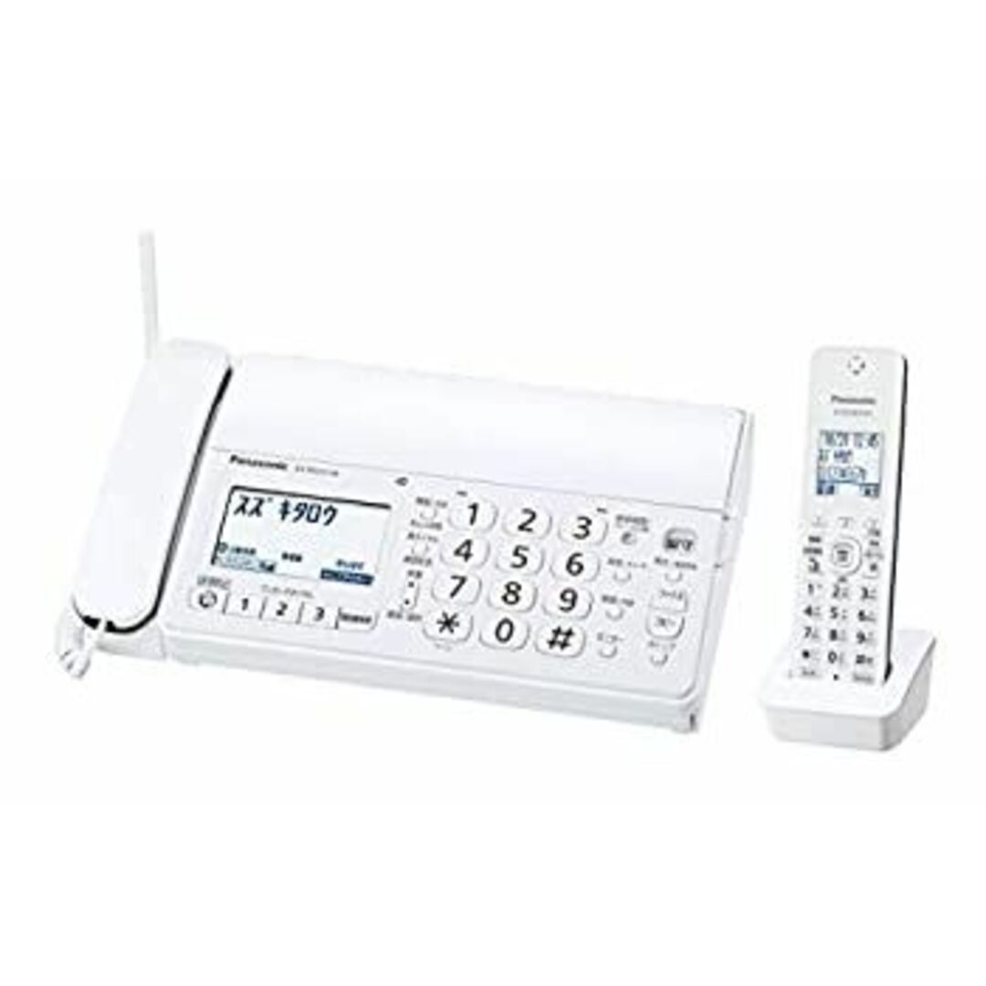 (未使用・未開封品)パナソニック デジタルコードレス普通紙ファクス(子機1台付き) KX-PD215DL-W スマホ/家電/カメラの生活家電(その他)の商品写真