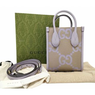 GUCCI - 未使用✨グッチ ジャンボGGストリーム ミニトート 2way GUCCI - 未使用✨グッチ ジャンボGGストリーム ミニトート 2way