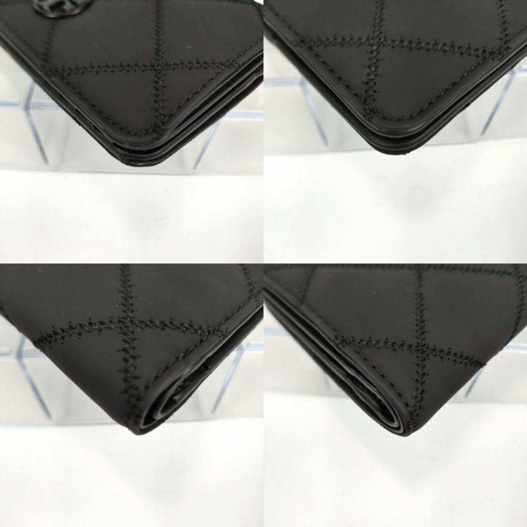Tory Burch - 未使用級 トリーバーチ 二つ折り財布 キルティング Tory Burch - 未使用級 トリーバーチ 二つ折り財布 キルティング