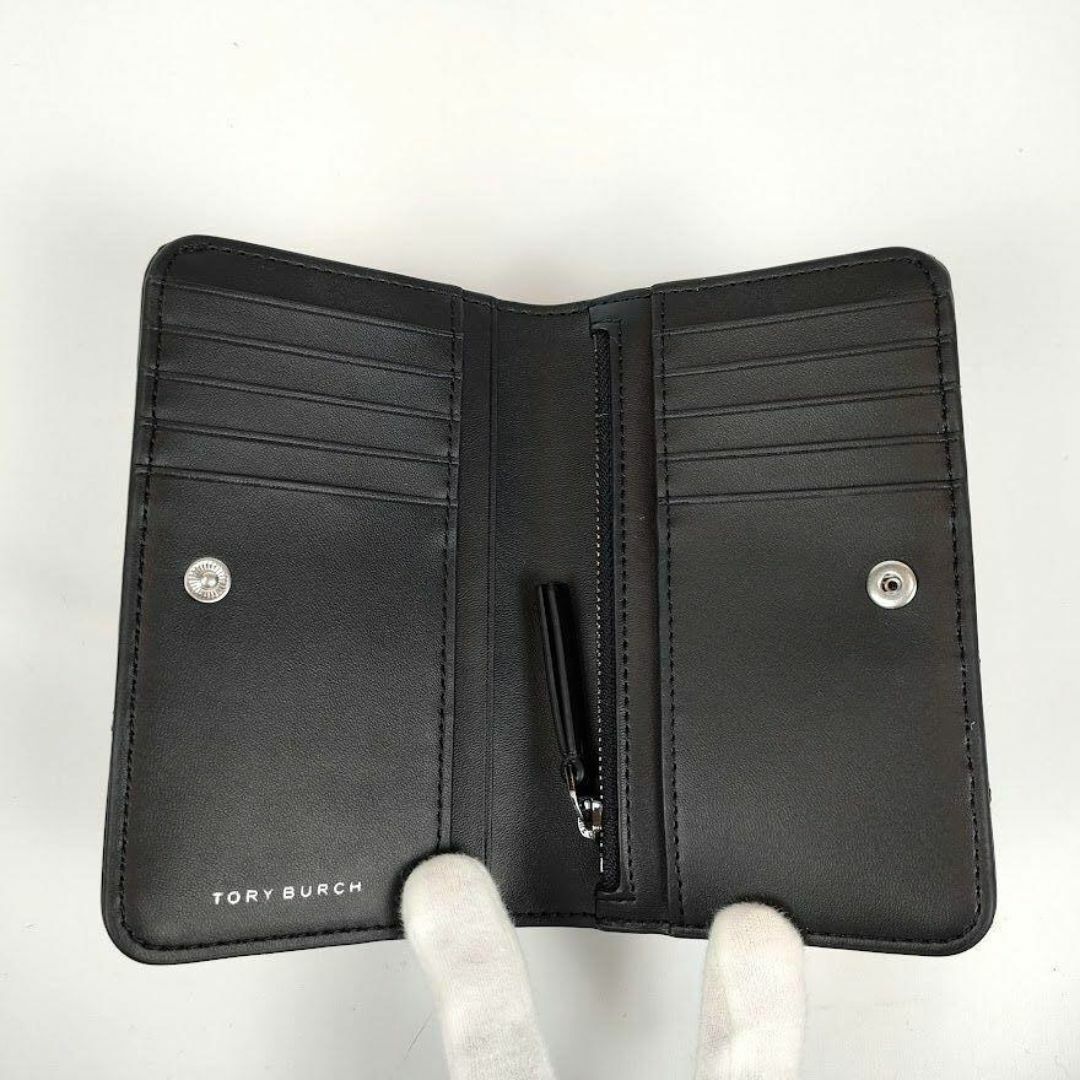 Tory Burch - 未使用級 トリーバーチ 二つ折り財布 キルティング Tory Burch - 未使用級 トリーバーチ 二つ折り財布 キルティング